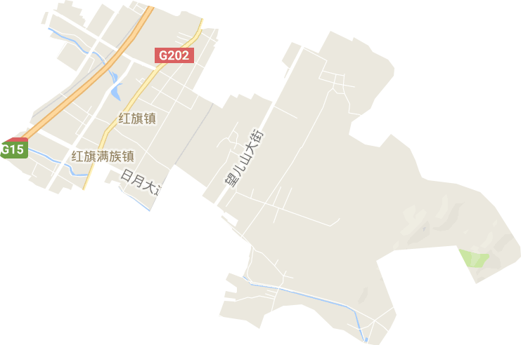 红旗满族镇电子地图