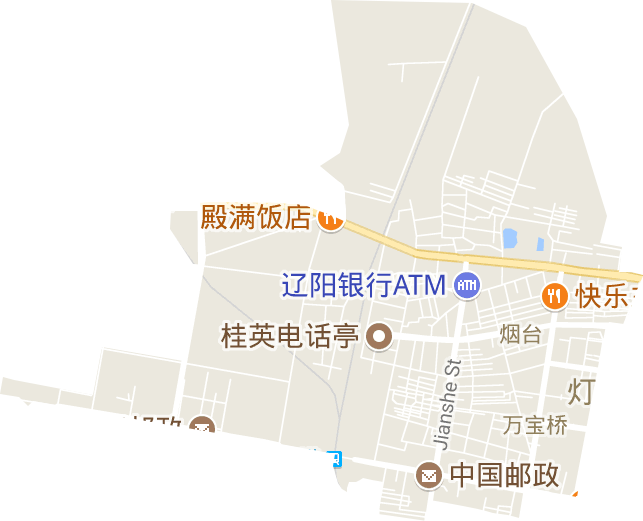 烟台街道电子地图