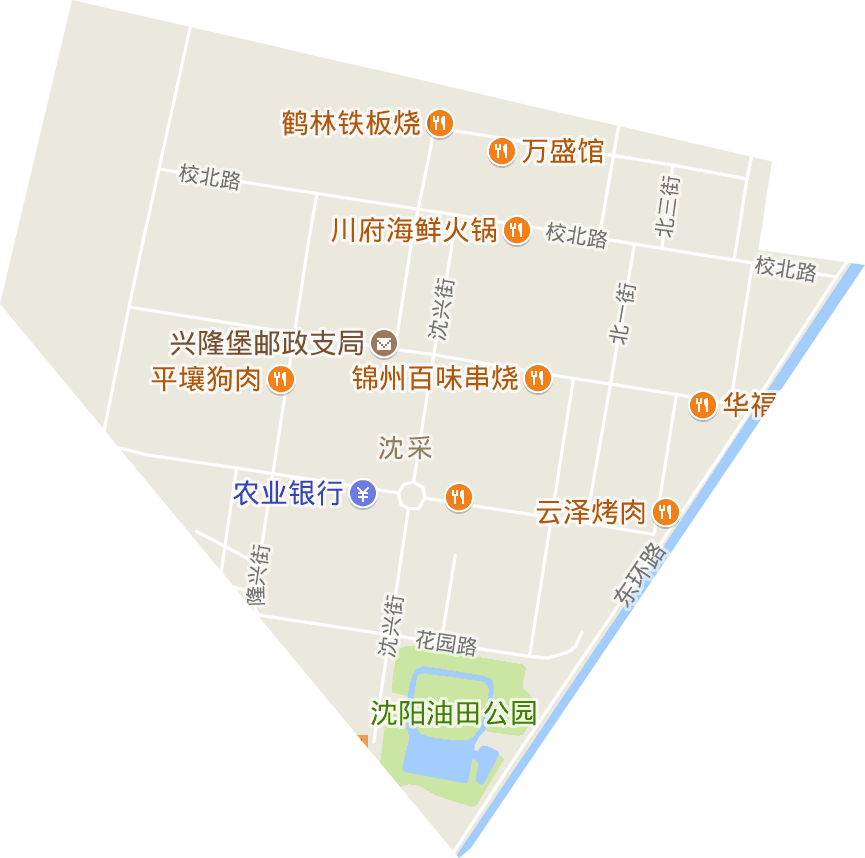 沈采街道电子地图