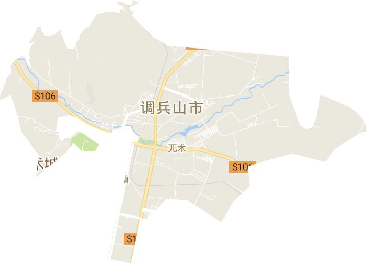 调兵山街道电子地图