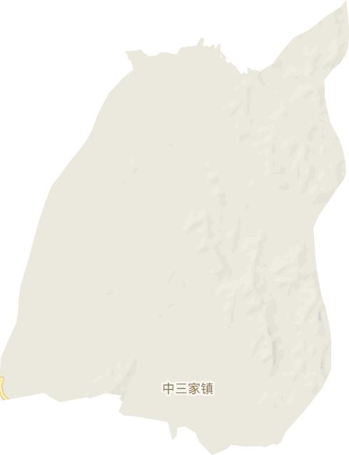 中三家镇电子地图