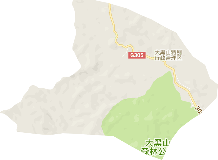 大黑山特别行政管理区电子地图