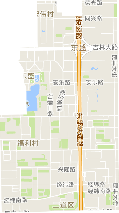 东盛街道电子地图