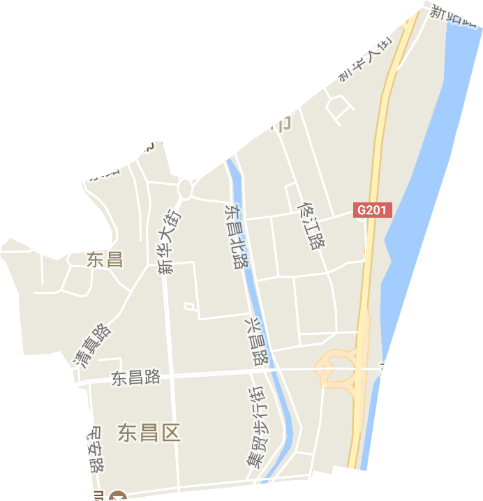 东昌街道电子地图