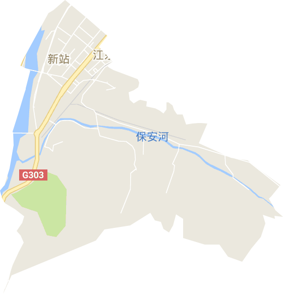 新站街道电子地图