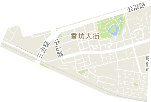 香坊大街街道电子地图