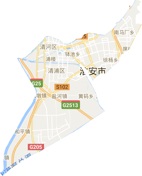 清江浦区高清电子地图