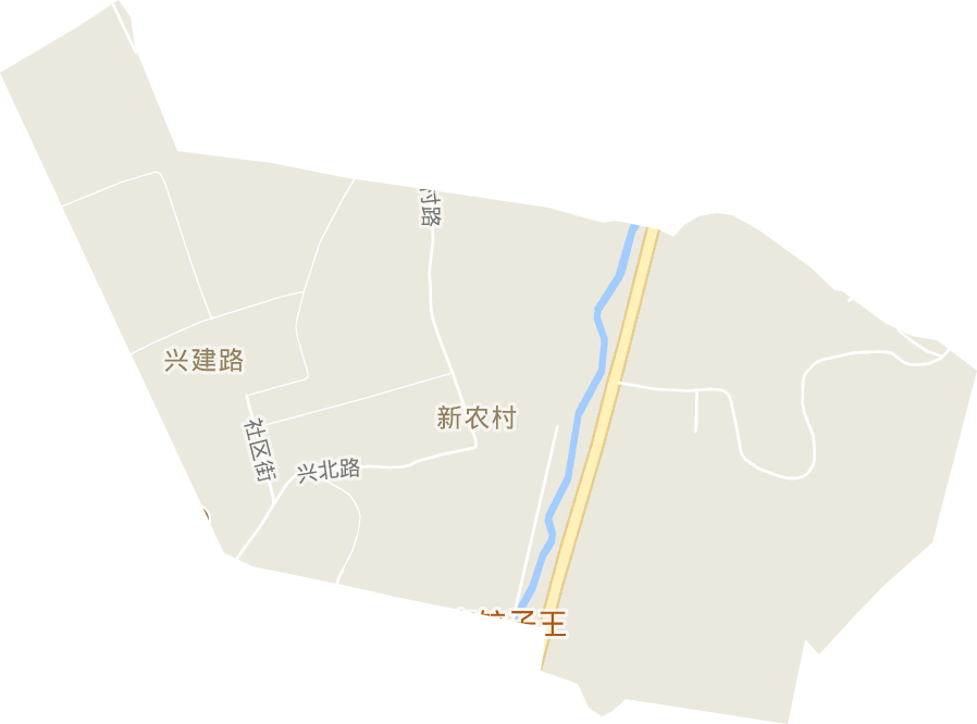 兴建路街道电子地图