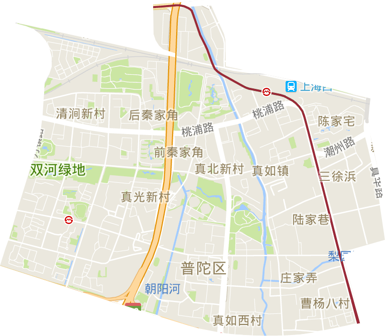 真如镇电子地图