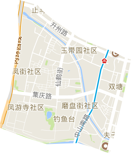 双塘街道电子地图