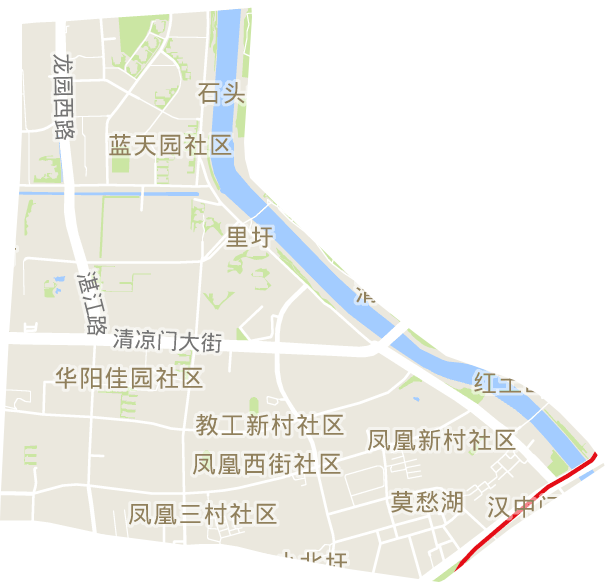 凤凰街道电子地图
