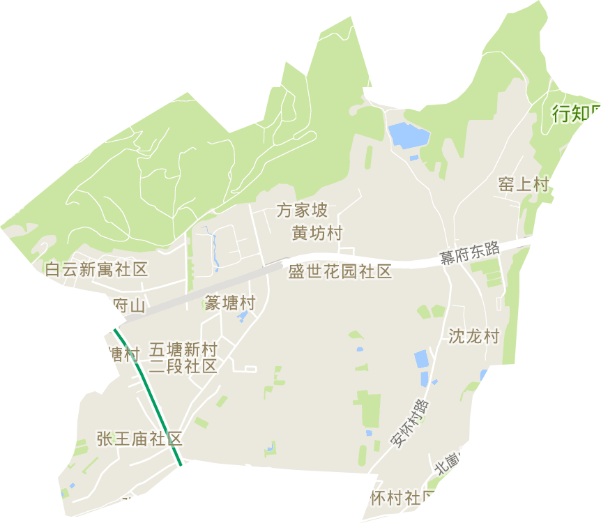 幕府山街道电子地图