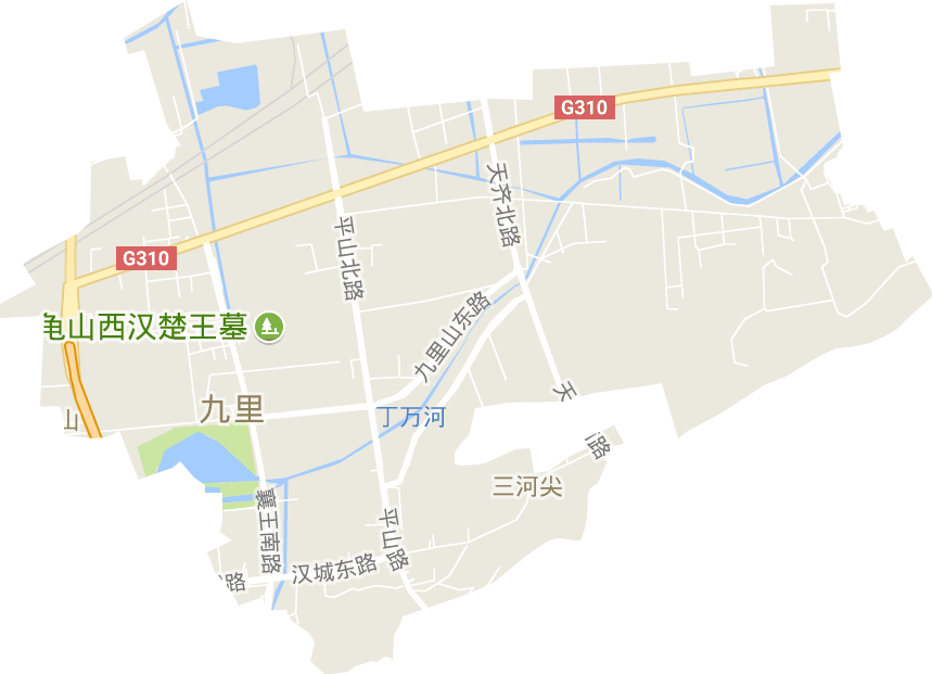 九里街道电子地图