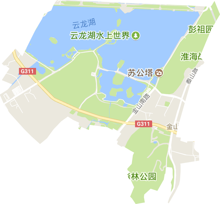 金山街道电子地图