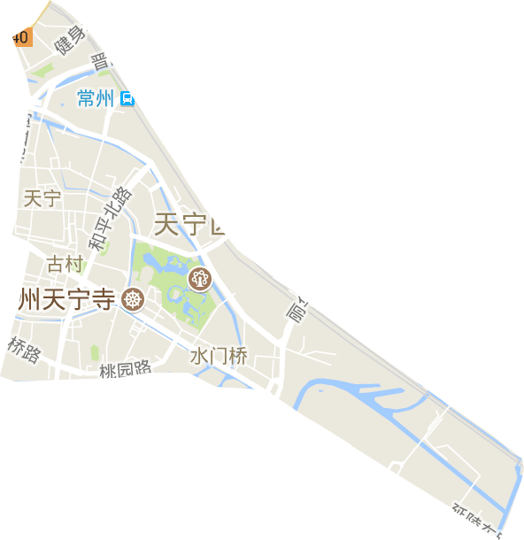 天宁街道电子地图