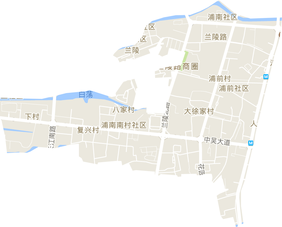 兰陵街道电子地图