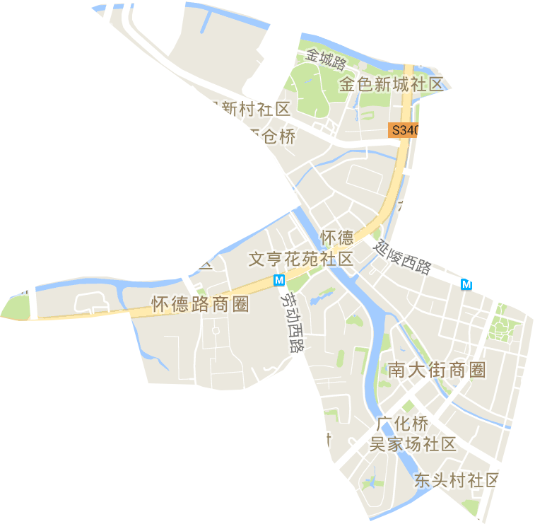 南大街街道电子地图