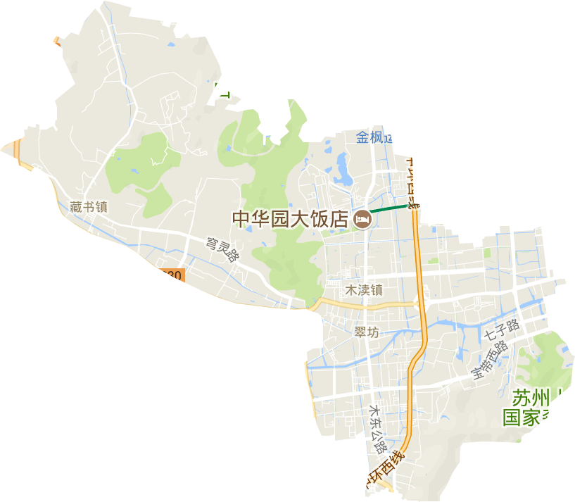 木渎镇电子地图