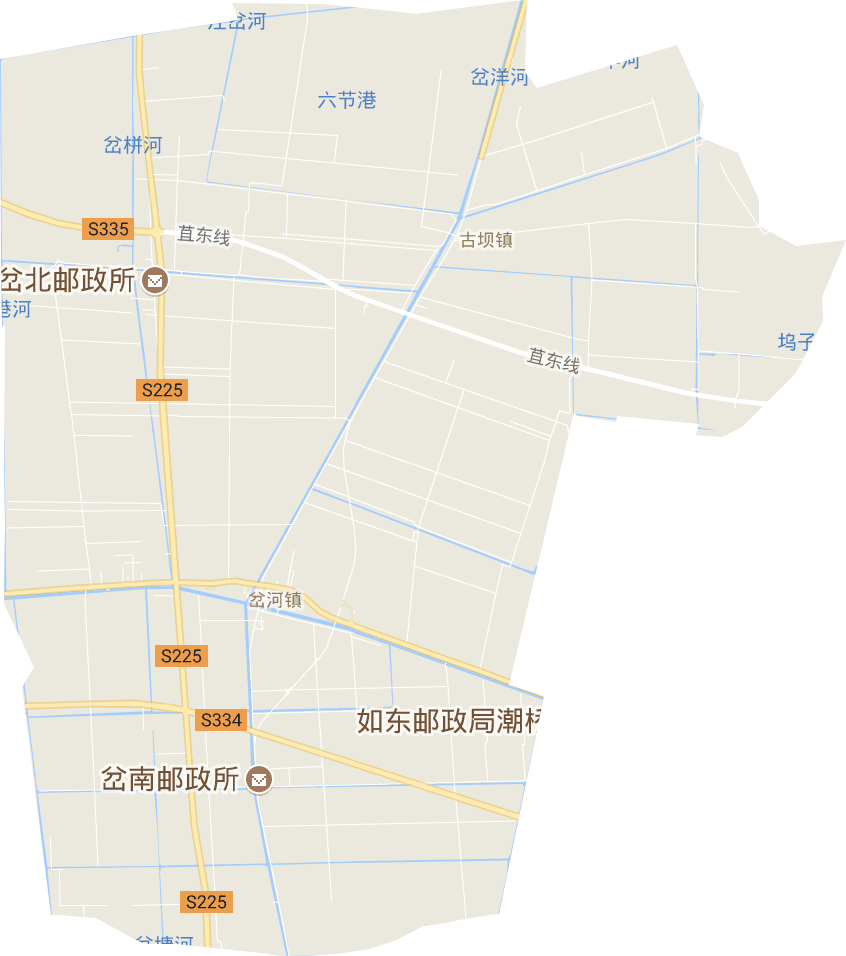 岔河镇电子地图