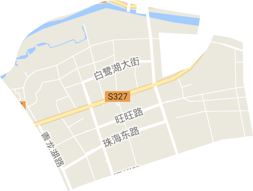 白鹭湖街道电子地图