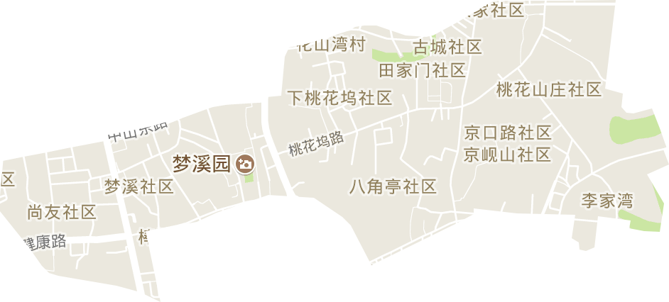 健康路街道电子地图