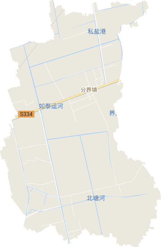 分界镇电子地图