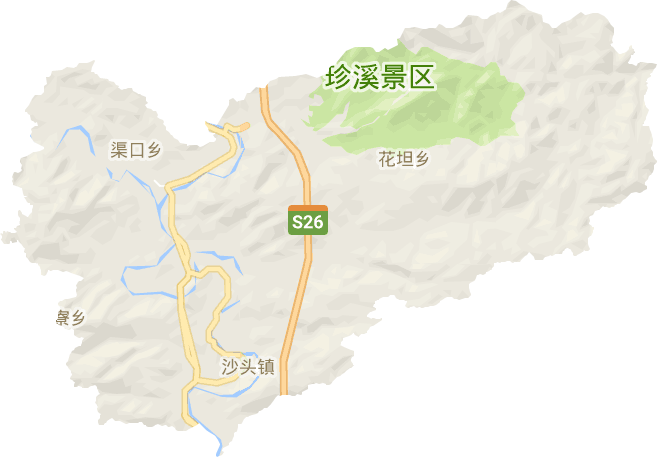 沙头镇电子地图