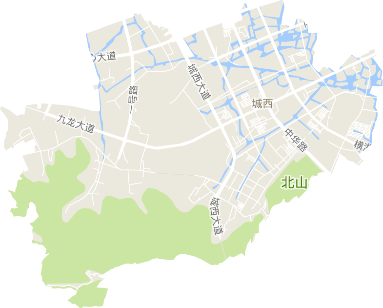 城西街道电子地图