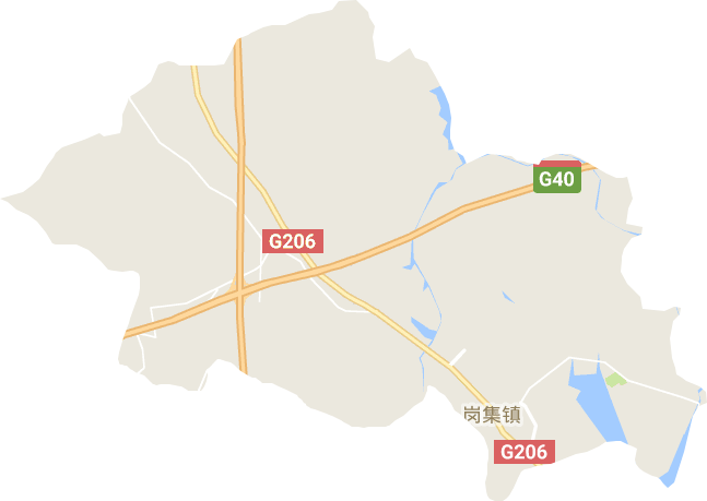 岗集镇电子地图