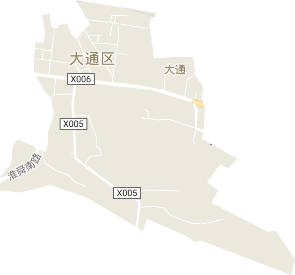 大通街道电子地图