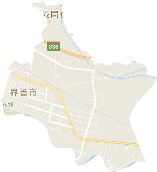 东城办事处电子地图