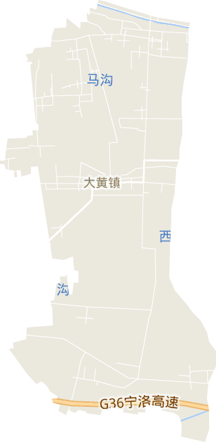 大黄镇电子地图