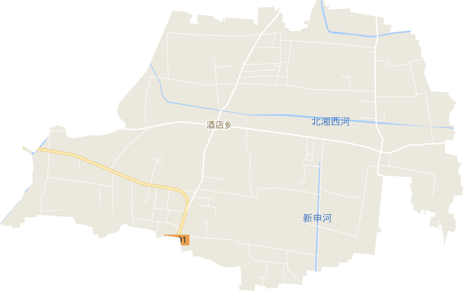 酒店乡电子地图