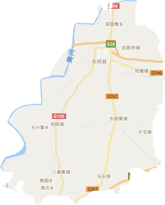 东明县电子地图