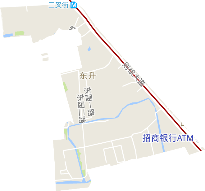 东升街道电子地图