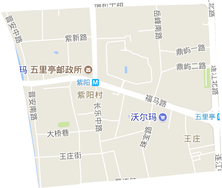 王庄街道电子地图