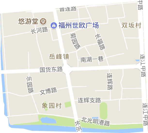 象园街道电子地图