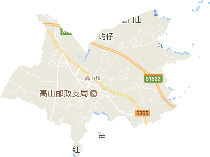 高山镇电子地图