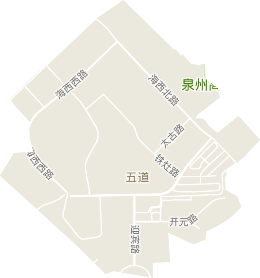 泉州出口加工区电子地图