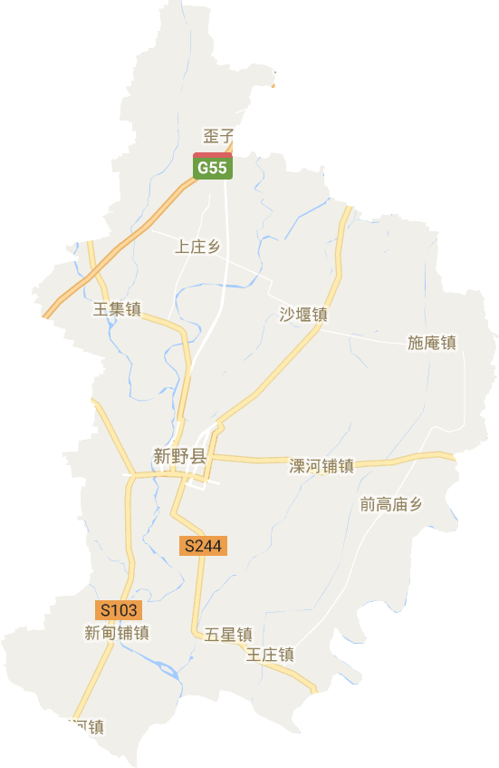 新野县电子地图高清版大图