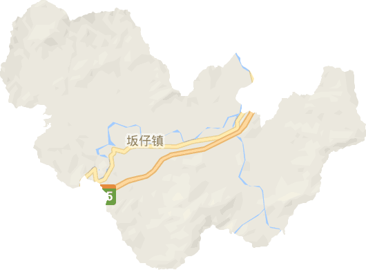 坂仔镇电子地图