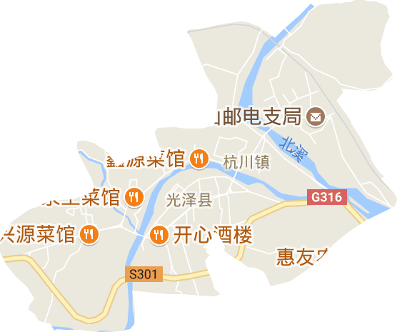 杭川镇电子地图
