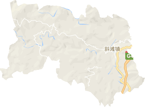 斜滩镇电子地图