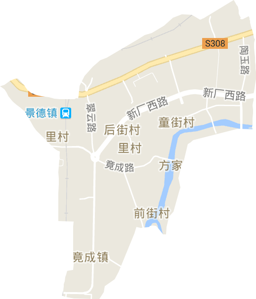 里村街道电子地图