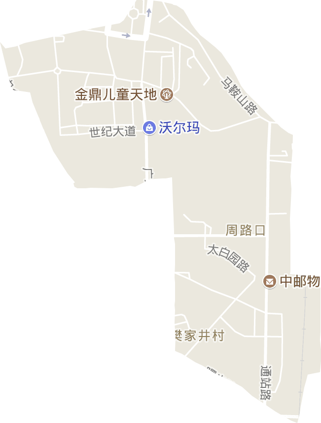 周路口街道电子地图