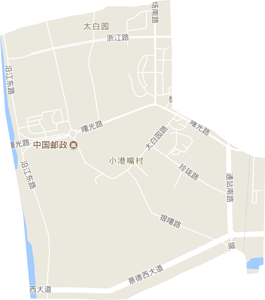 太白园街道电子地图