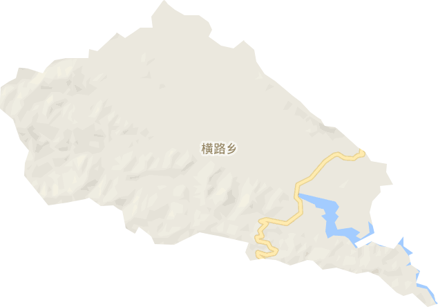 横路乡电子地图