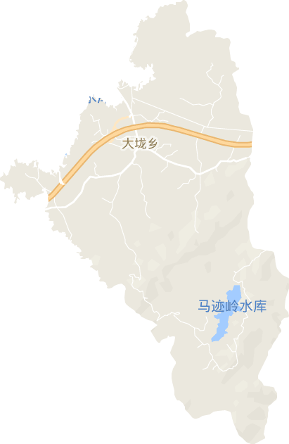 大垅乡电子地图