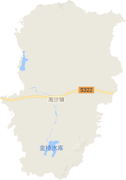 淘沙镇电子地图