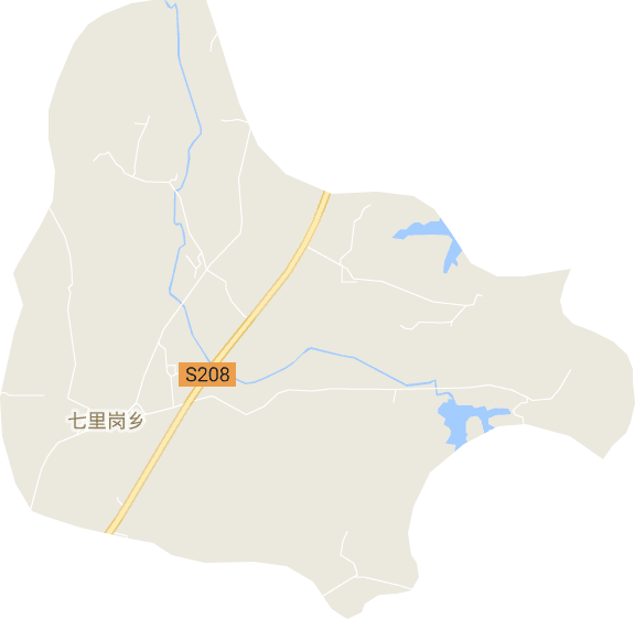 七里岗乡电子地图